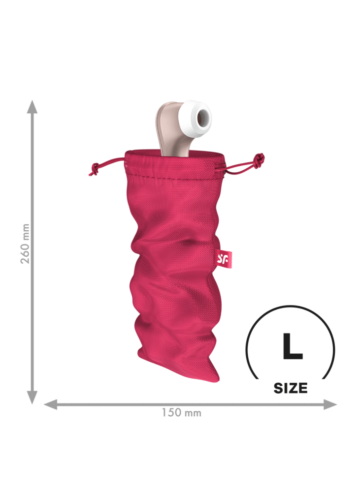 Sac de rangement sextoys rose taille L Treasure Bag Satisfyer - CC597884